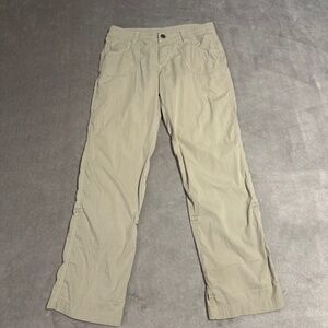 Kuhl Women's Khaki RN 108846 Born In The Mountains Hiking Travel Pants Size 10R